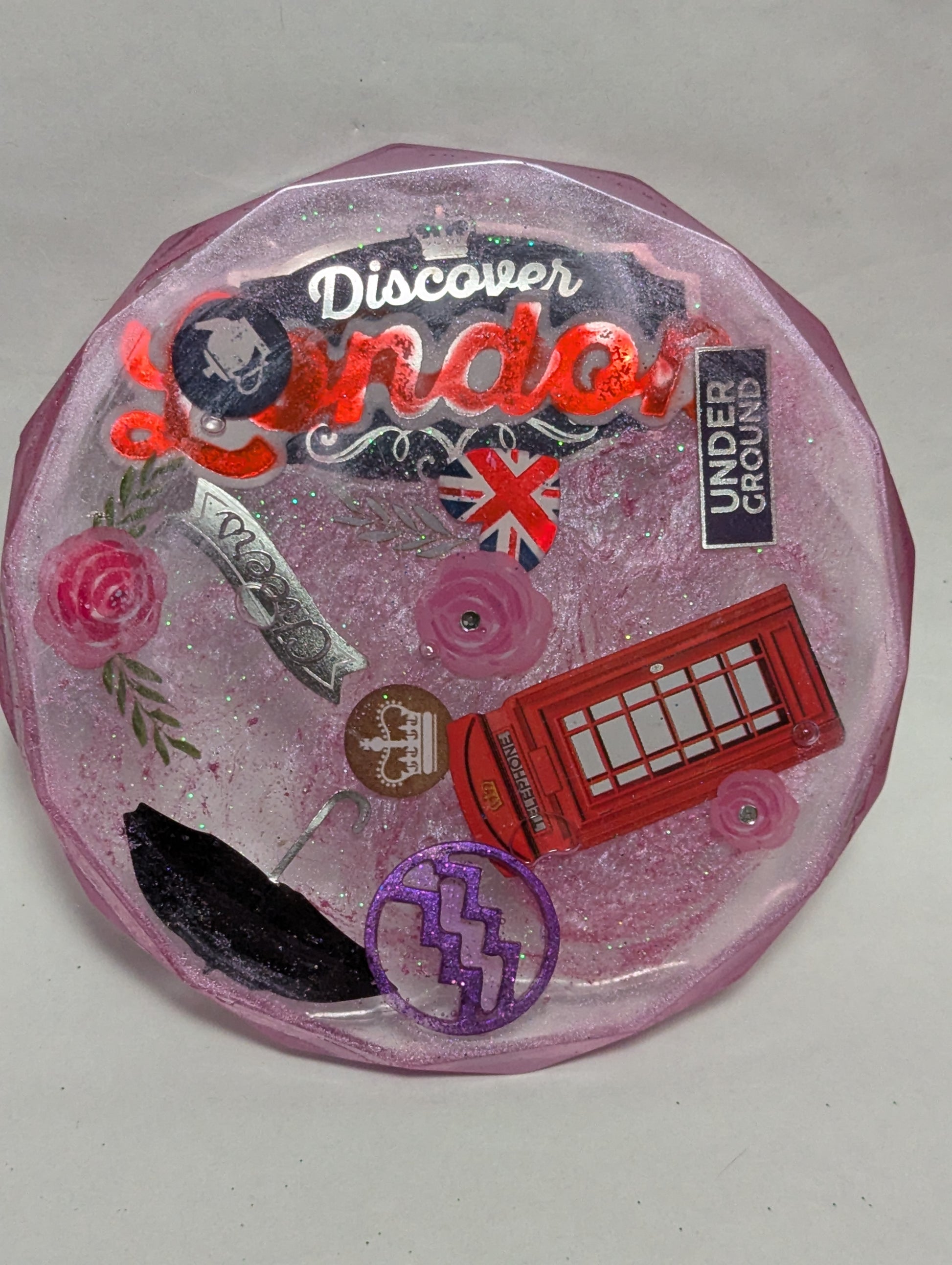 Crystal-Edge Flat Coasters