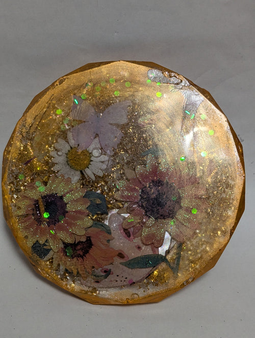 Crystal-Edge Flat Coasters